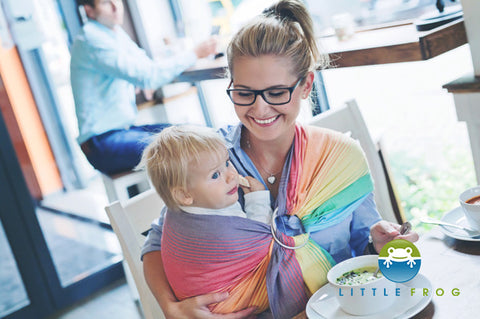 Little Frog Ring Sling - Sandy Ammolite